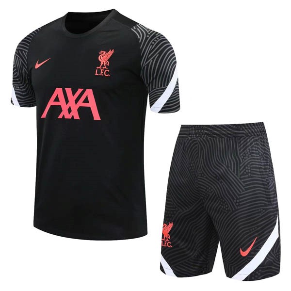 Entrenamiento Liverpool Conjunto Completo 2020 2021 Negro Rojo